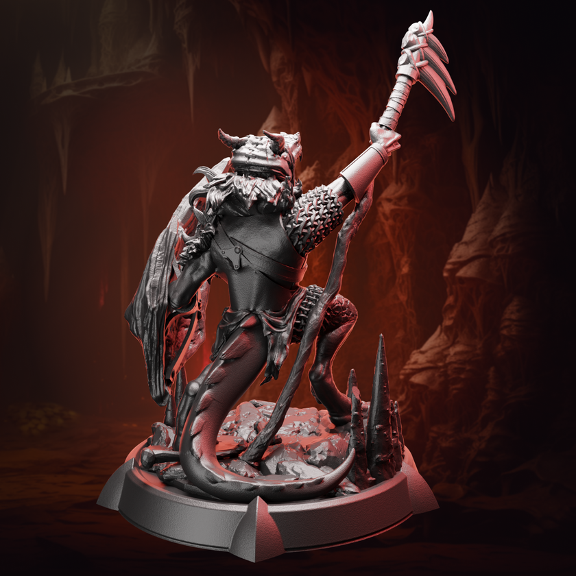 Kobold Warrior | Warpick & Shield | Medium (1in base) | 5e