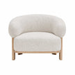 Konsta Accent Chair with Solid Wood Frame
