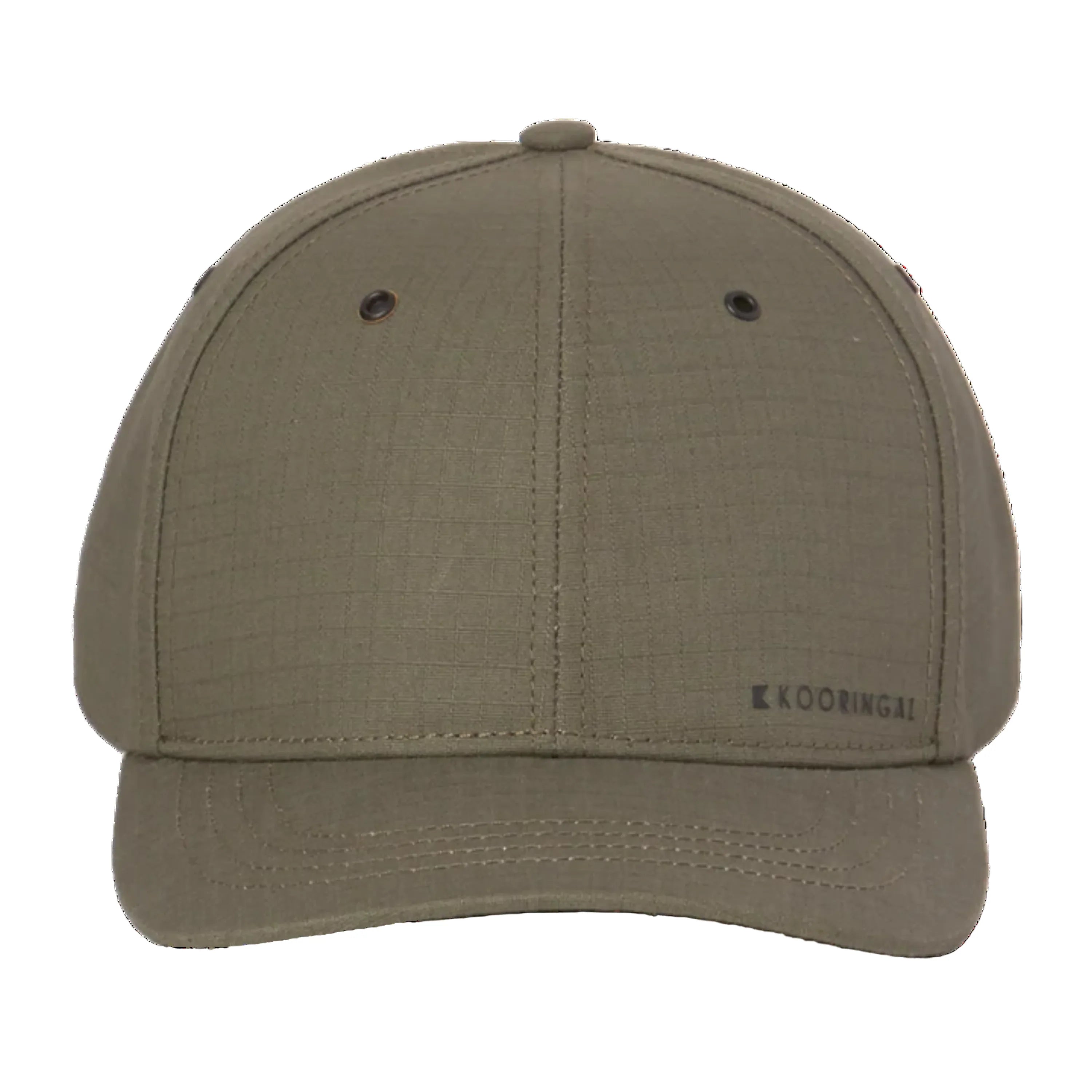 Kooringal Men's Taree Cotton Canvas 6 Panel Ball Cap with Wicking Liner One Size