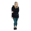 Kora Long Zipup Hoodie Black