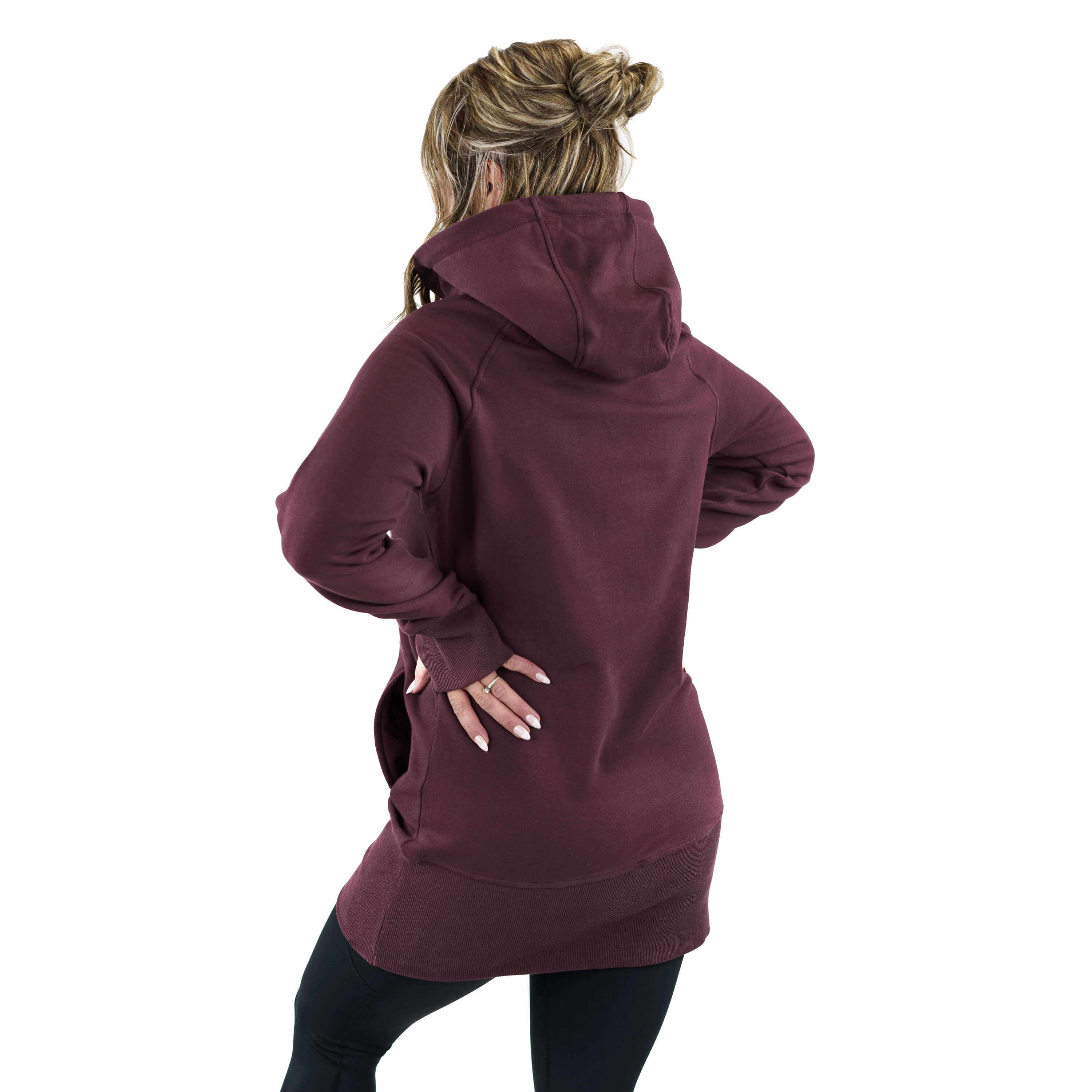 Kora Long Hoodie Prune