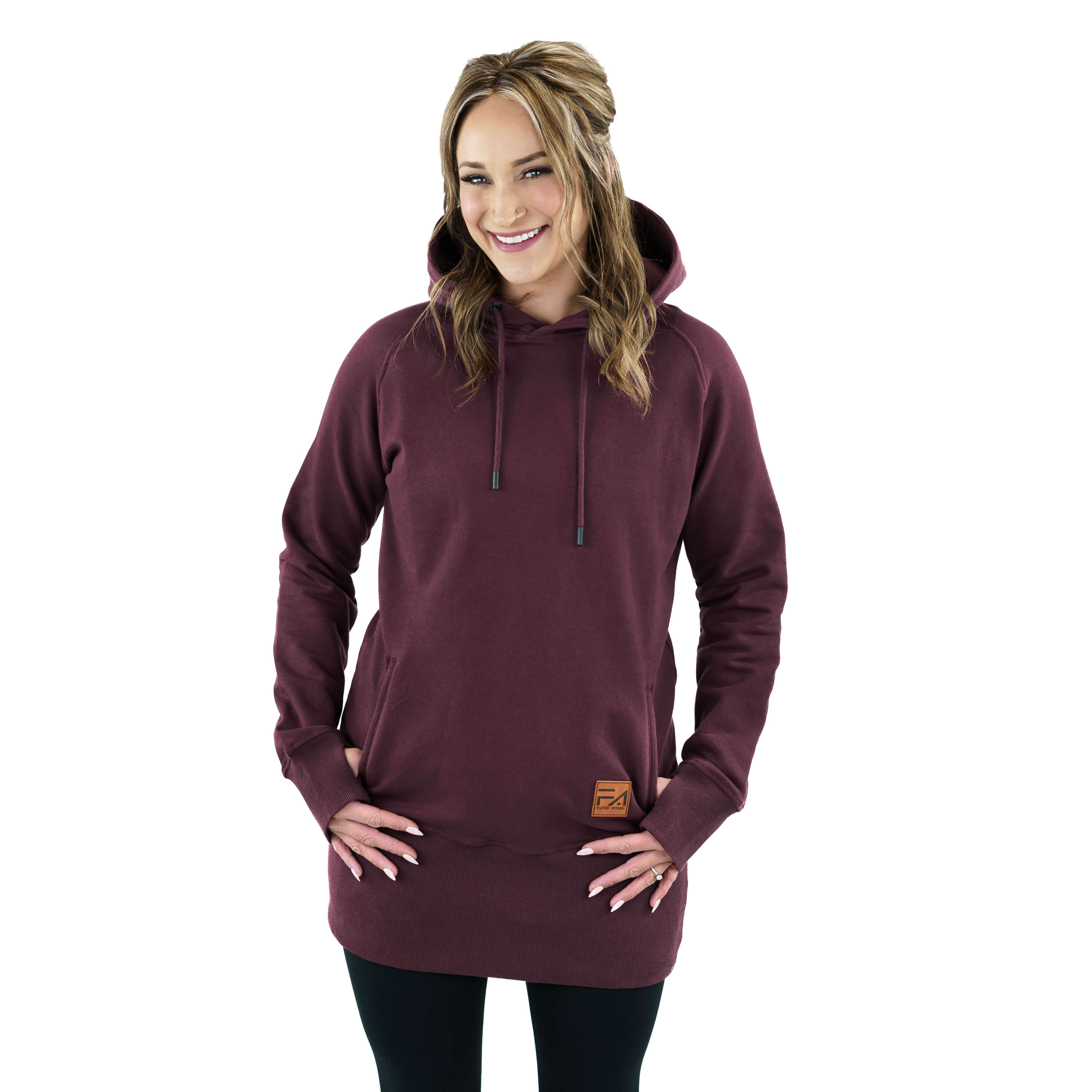 Kora Long Hoodie Prune