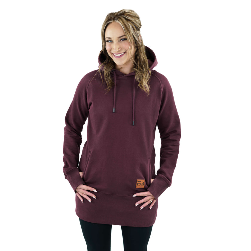Kora Long Hoodie Prune