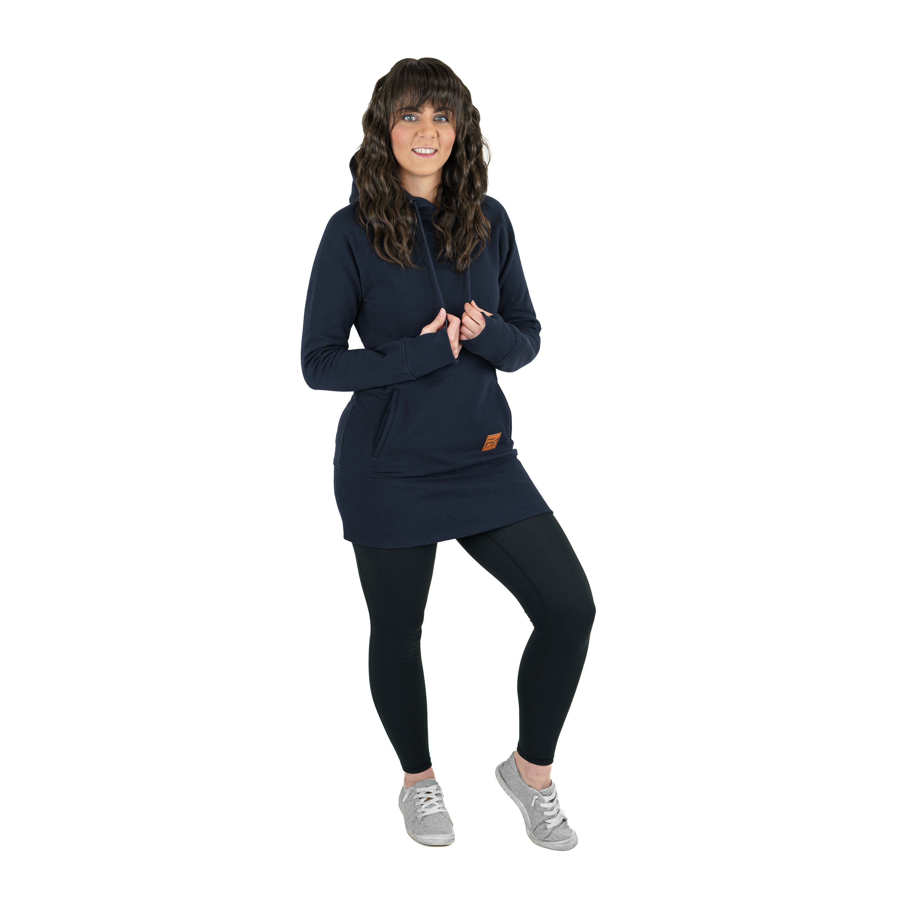 Kora Long Hoodie Bleu Marine