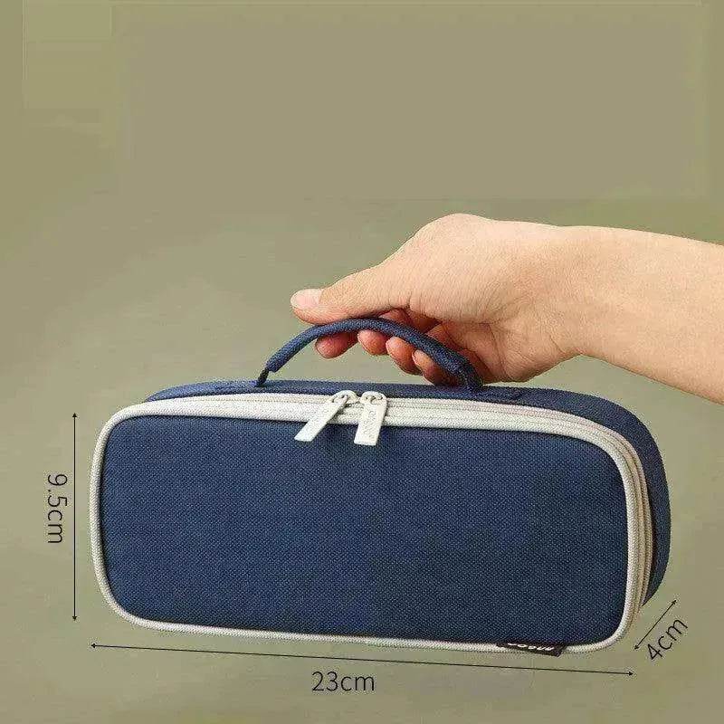 Korean Style Canvas Pencil Case for School
