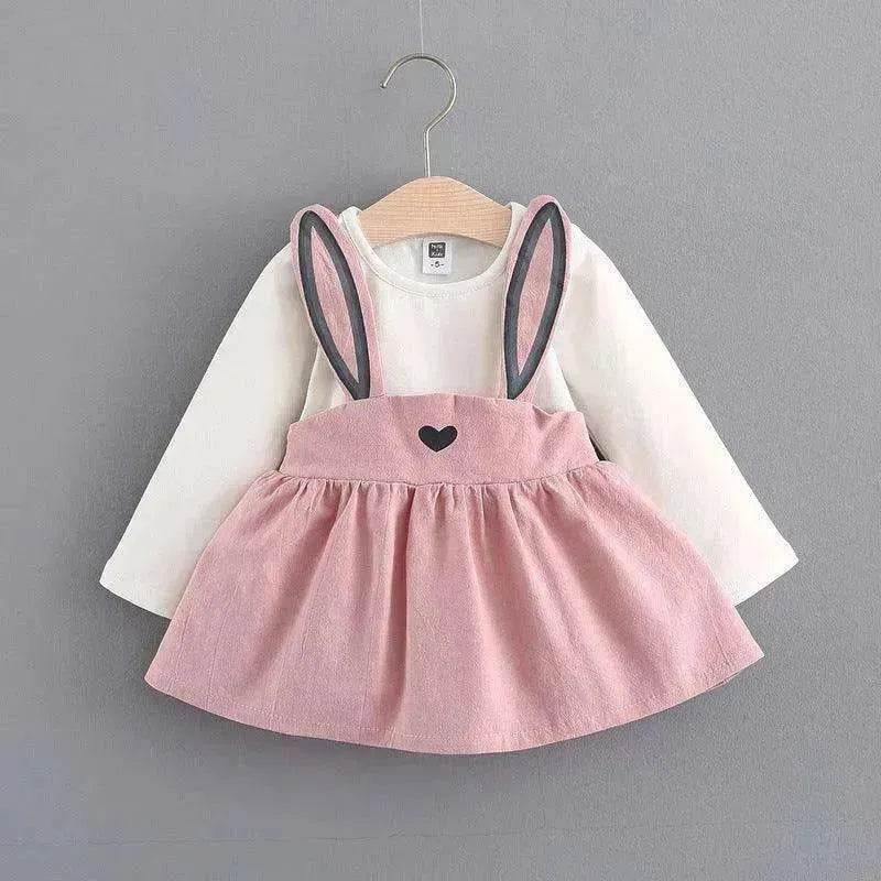 Korean girls' rabbit dress, baby princess dress 916
