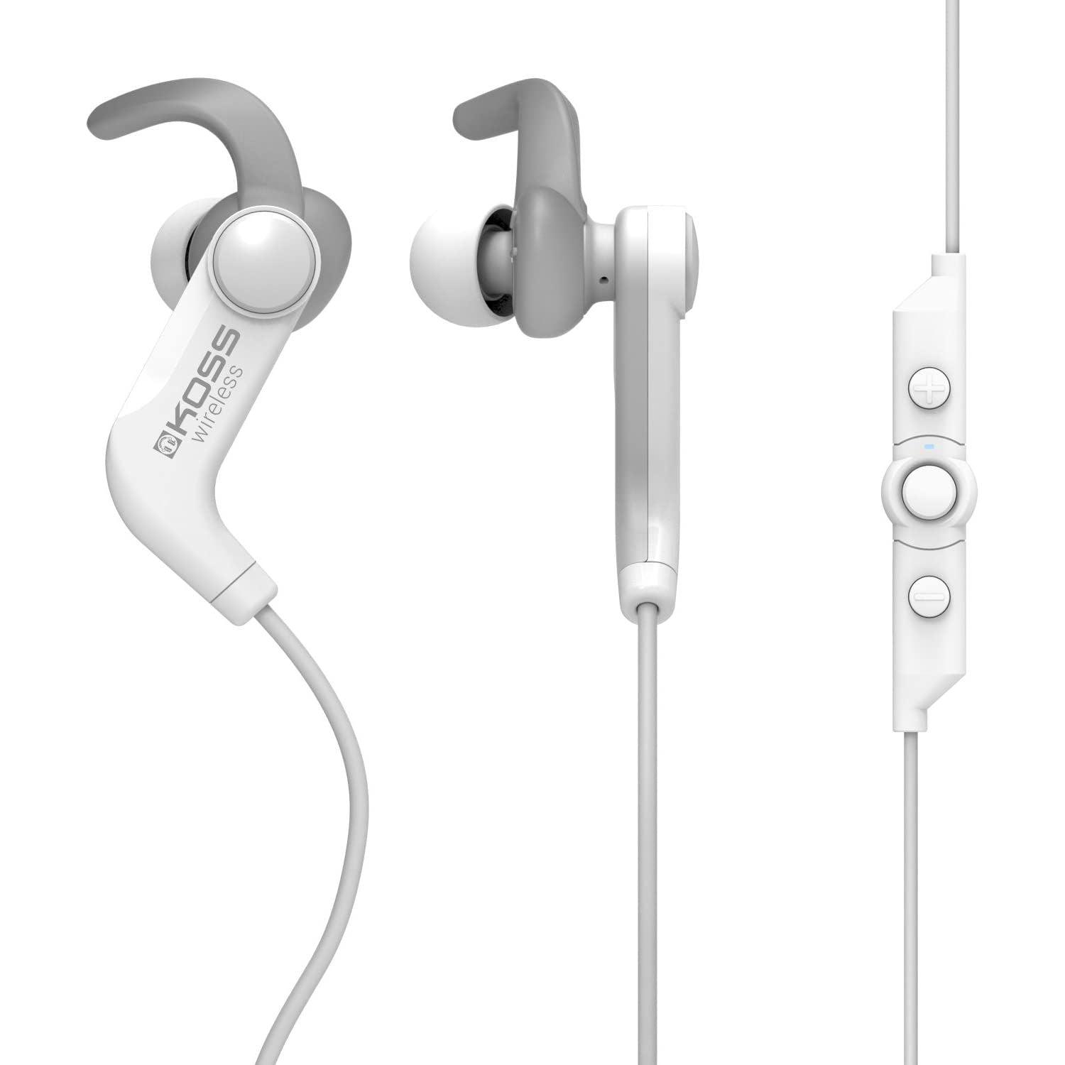 Koss - Earbud Bluetooth FitBud BT1901i with Mic & Remote White