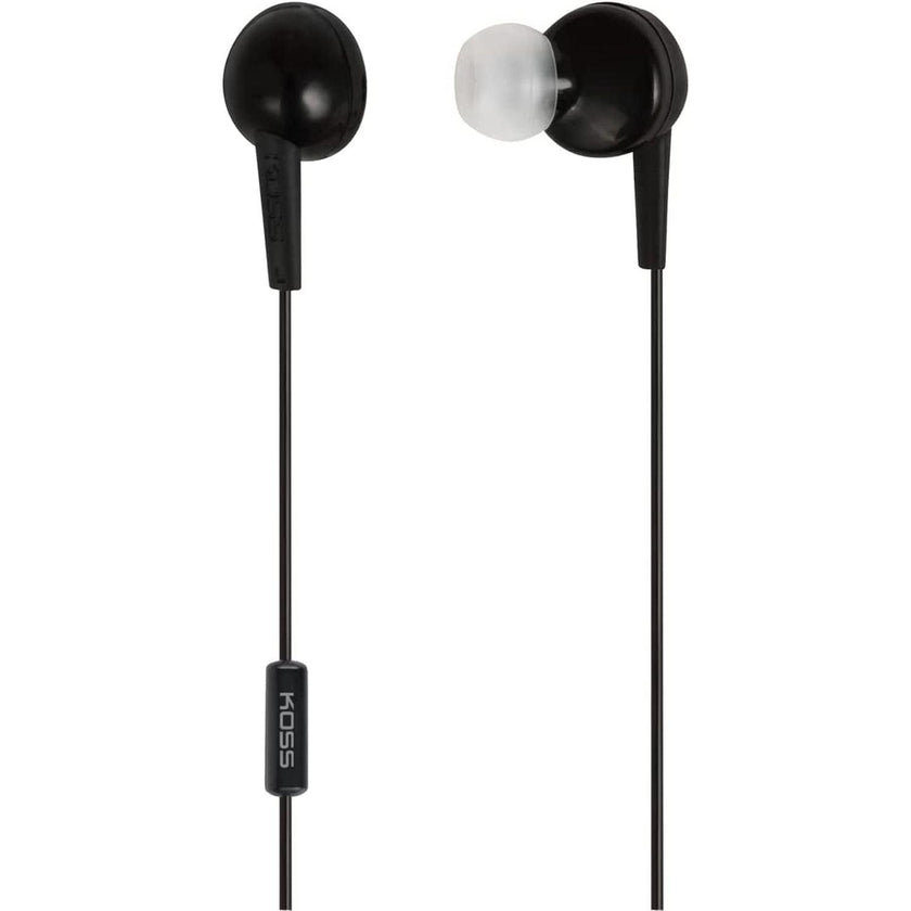 Koss - Earbud KEB6in Ear with Enhanced Driver & Mic Black 35mm