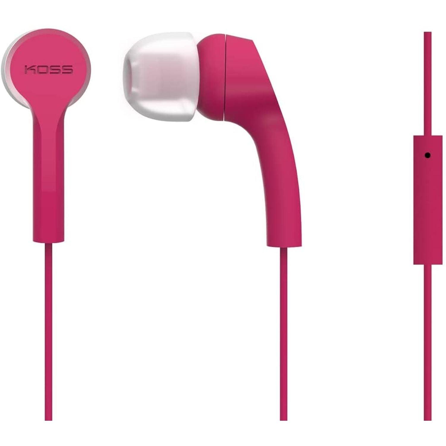 Koss - Earbud KEB9 with Mic Pink 35mm