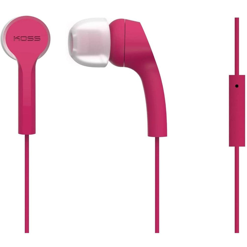 Koss - Earbud KEB9 with Mic Pink 35mm