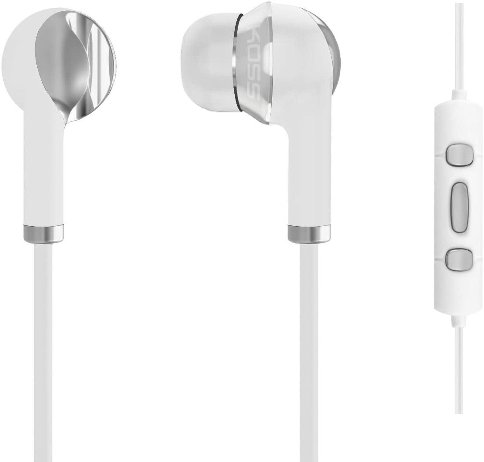 Koss - Earbud noise isolating - white