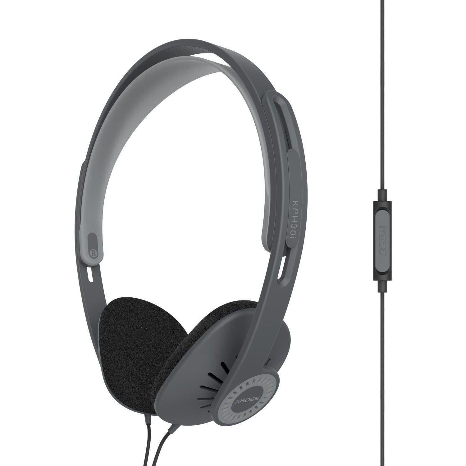 Koss - Headphone KPH30ik Portable On Ear black with Mic Remote