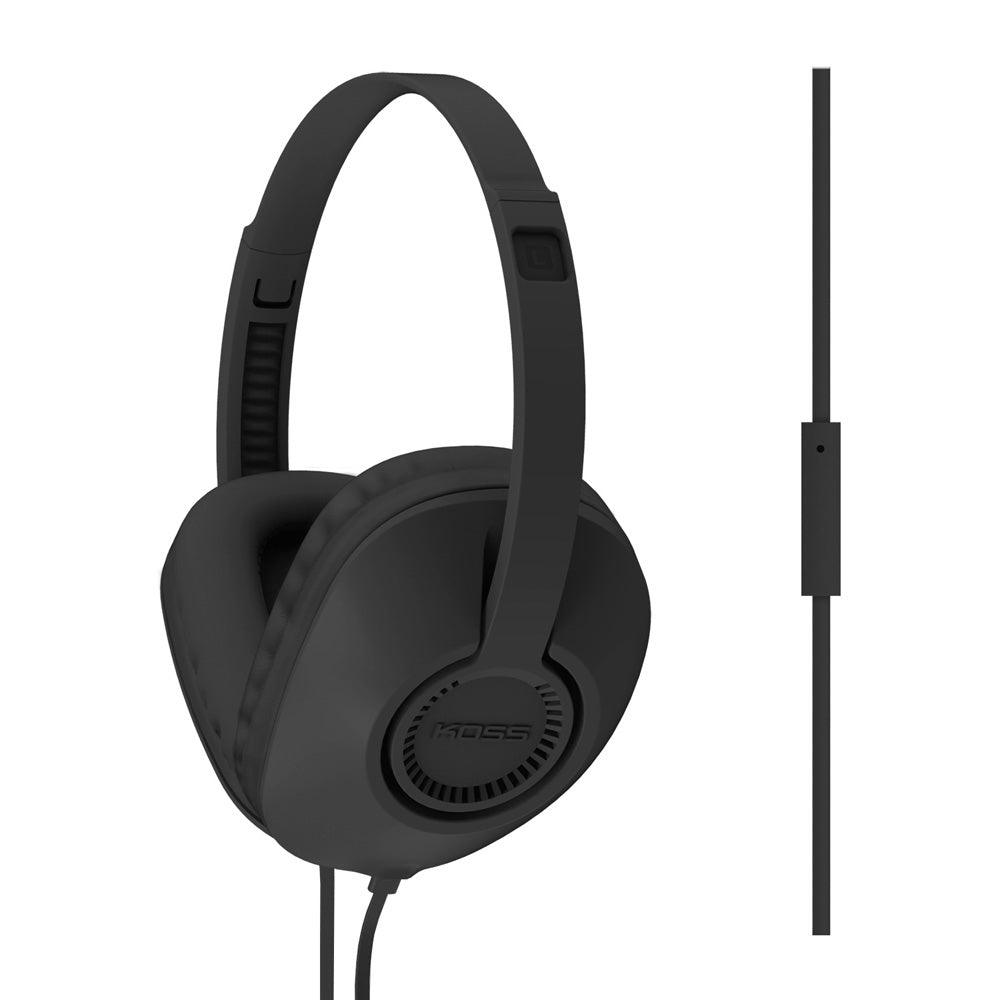 Koss - Casque audio UR23i FullSize avec micro intégré, noir, 35 mm