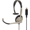 Koss - Headset CS95 - USB Mono with Boom Mic Noise Cancelling USB 8ft Cord