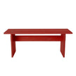 Kotai Bench Wooden - Cherry Red