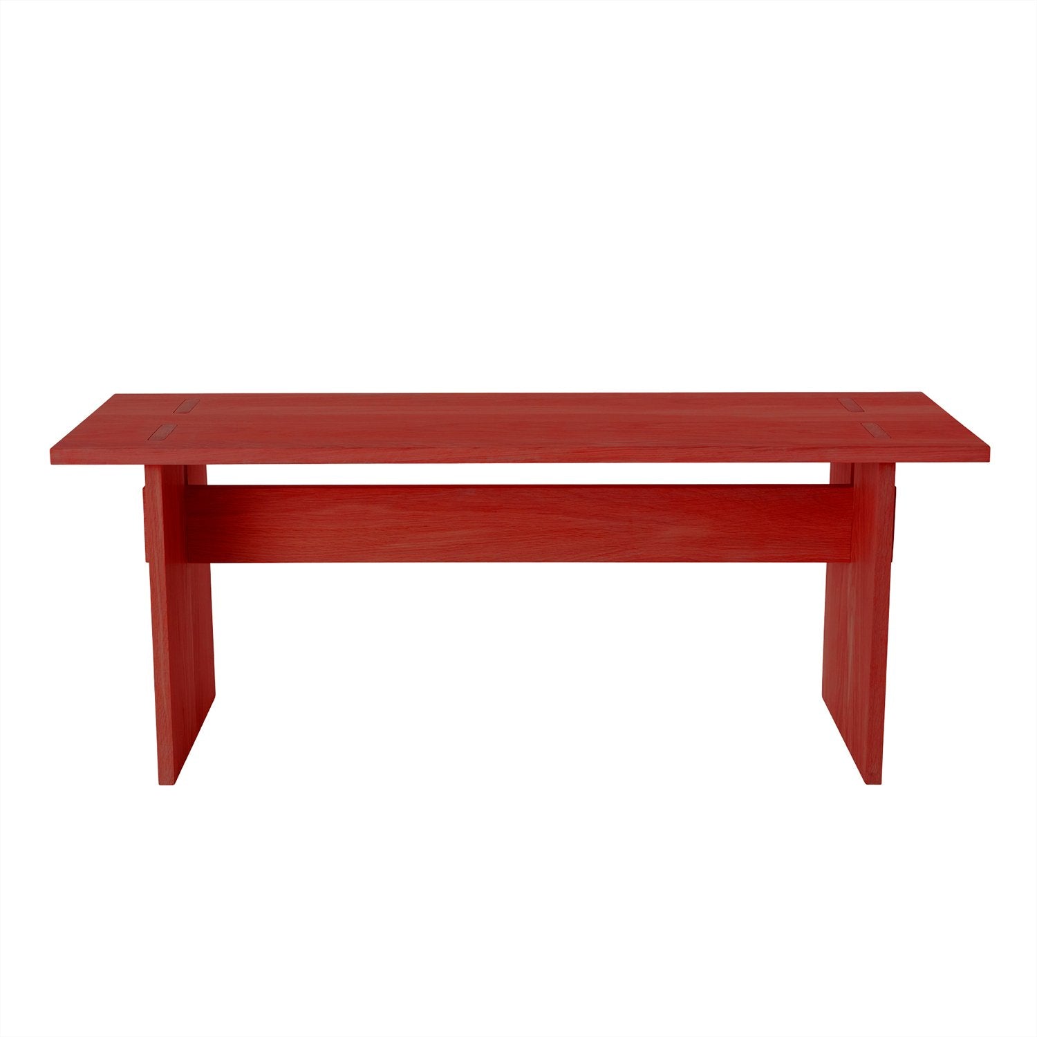 Kotai Bench Wooden - Cherry Red