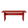 Kotai Bench Wooden - Cherry Red