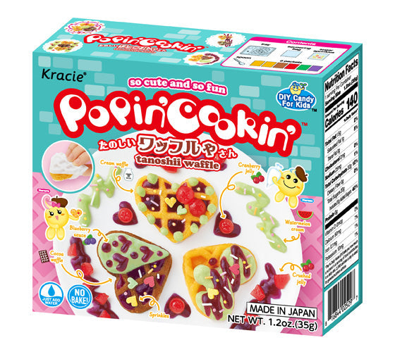 Kracie Popin' Cookin' DIY Tanoshii Waffle Candy Kit (35G) [Best Before Date: 2027.06.17]