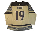 Peyton Krebs Autographed Buffalo Sabres Salute to Service Adidas Jersey
