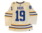 Peyton Krebs Autographed Buffalo Sabres 2022 Heritage Classic Adidas Jersey Inscribed 