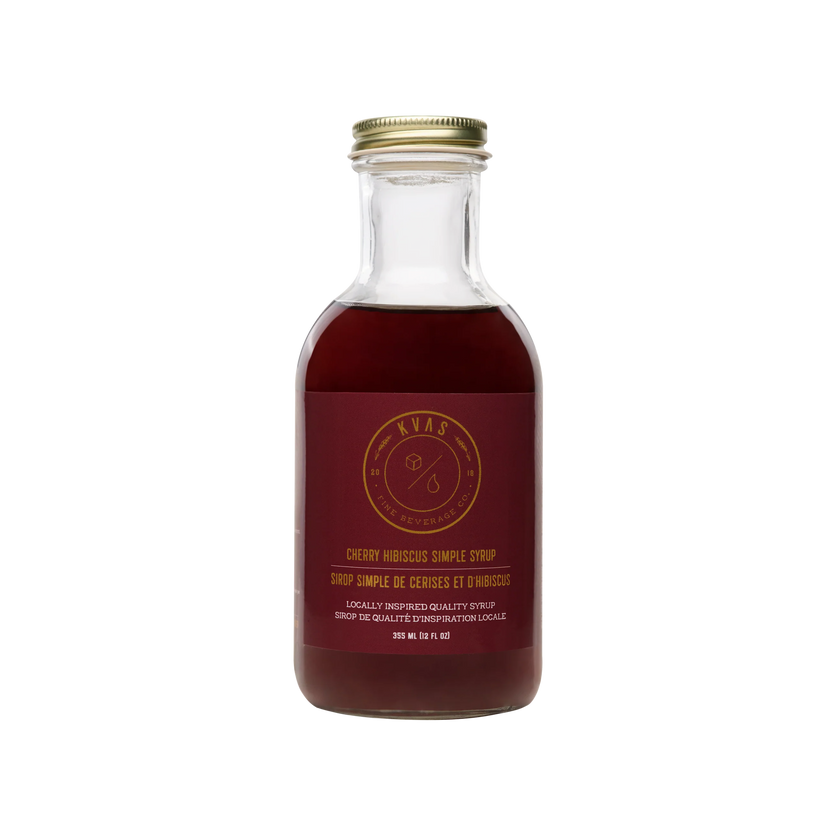 Kvas - Cherry hibiscus Simple Syrup