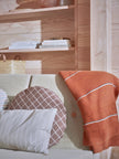 Kyoto Cushion Round - Large - Brown