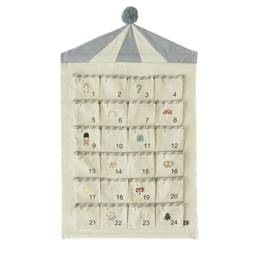 Circus Christmas Calendar - Beige / Blue