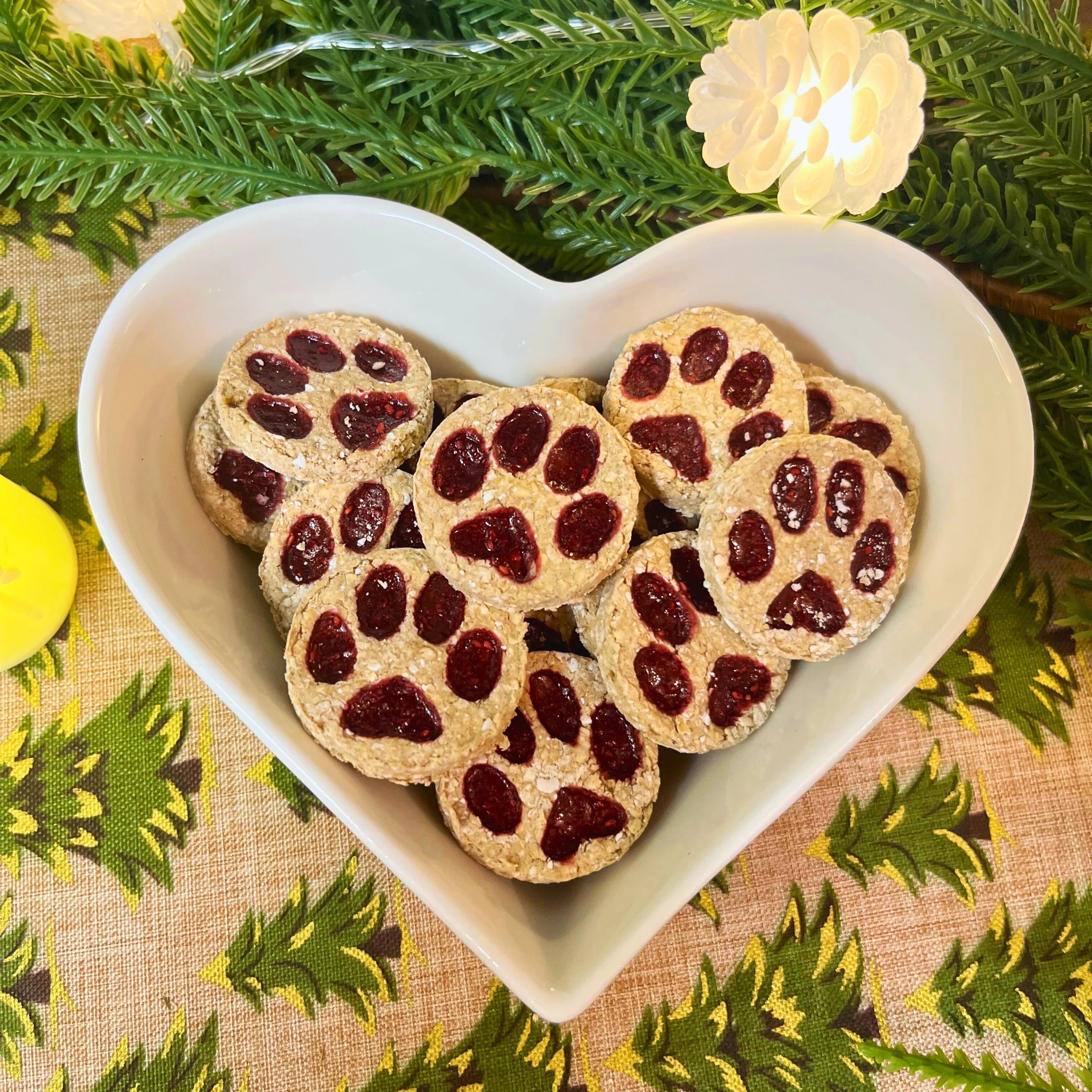 Pawprint Jam Cookies