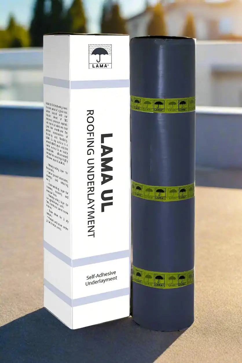 Ice & Water Shield - SBS Modified Roofing Underlayment - LAMA UL