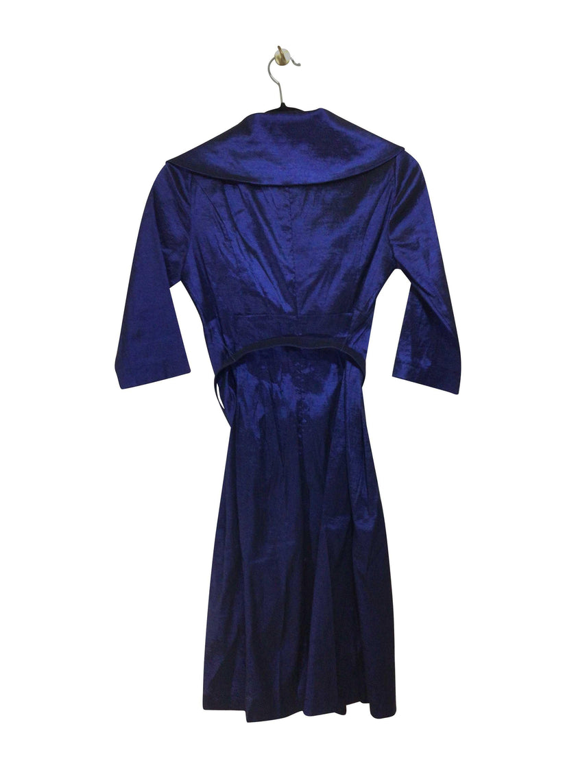 LAURA Regular fit Wrap Dress in Blue  -  4