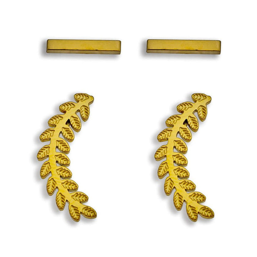 Ensemble de boucles d'oreilles à puces LAUREL (2 paires)