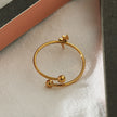 LAZER: Dainty Lighting Bolt Ring