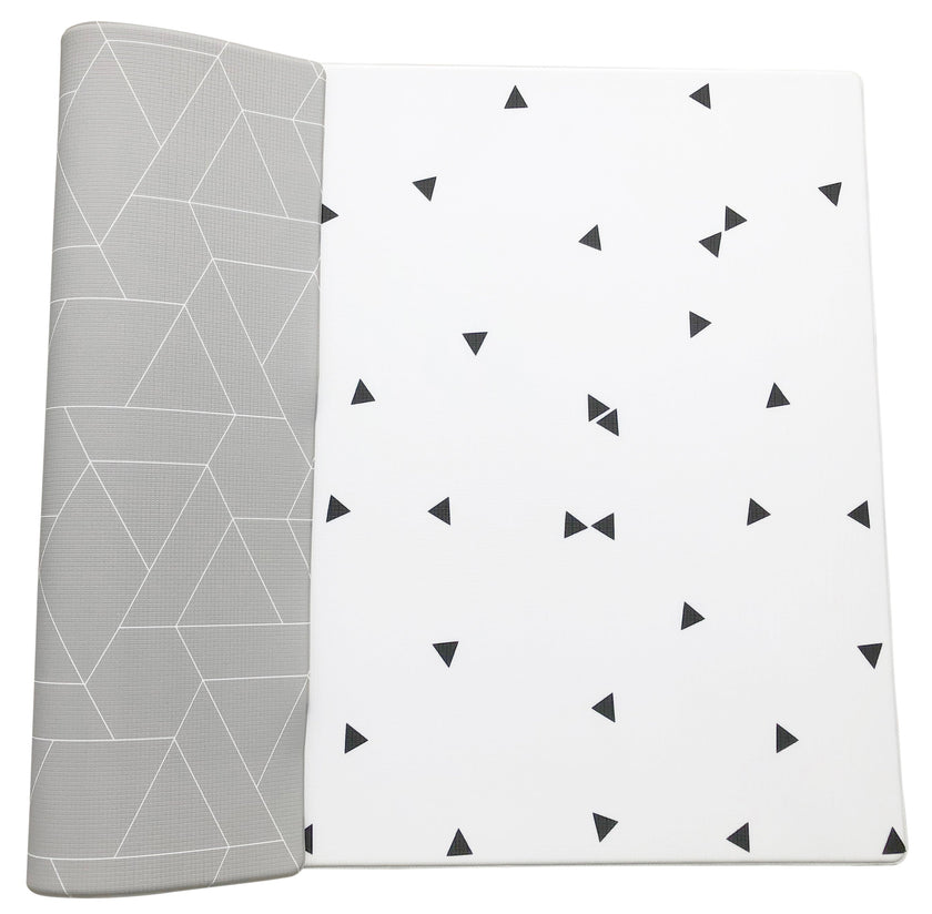 Tapis de jeu pour bébé Little Bot (Tapis Ofie, ligne zen + triangle)