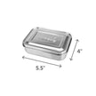 Lunchbots Small 4-compartment Protein Packer