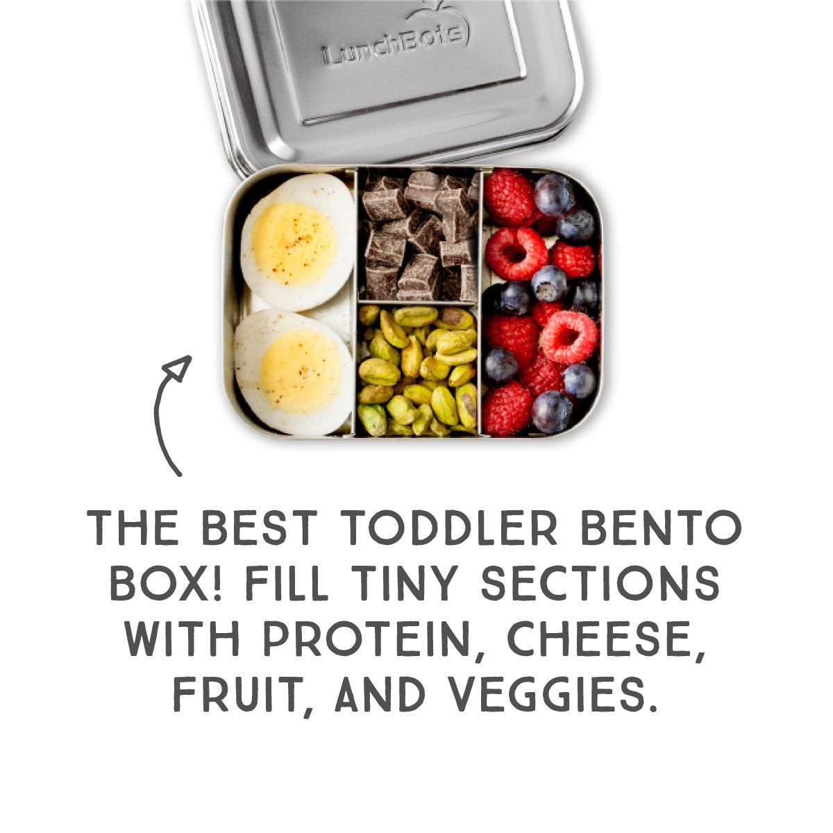 Lunchbots Small 4-compartment Protein Packer