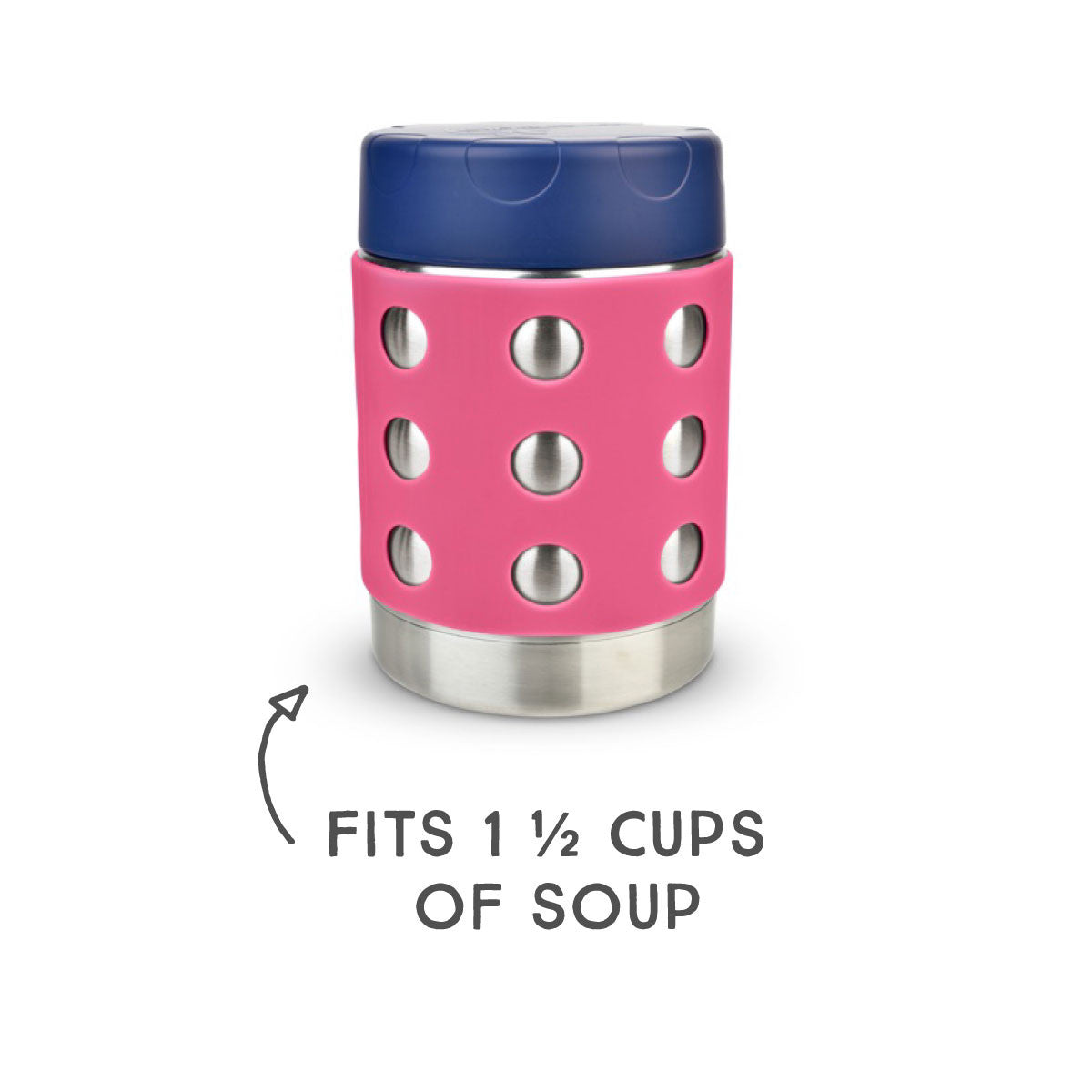12 oz Lunchbots Thermal Dots Food Container