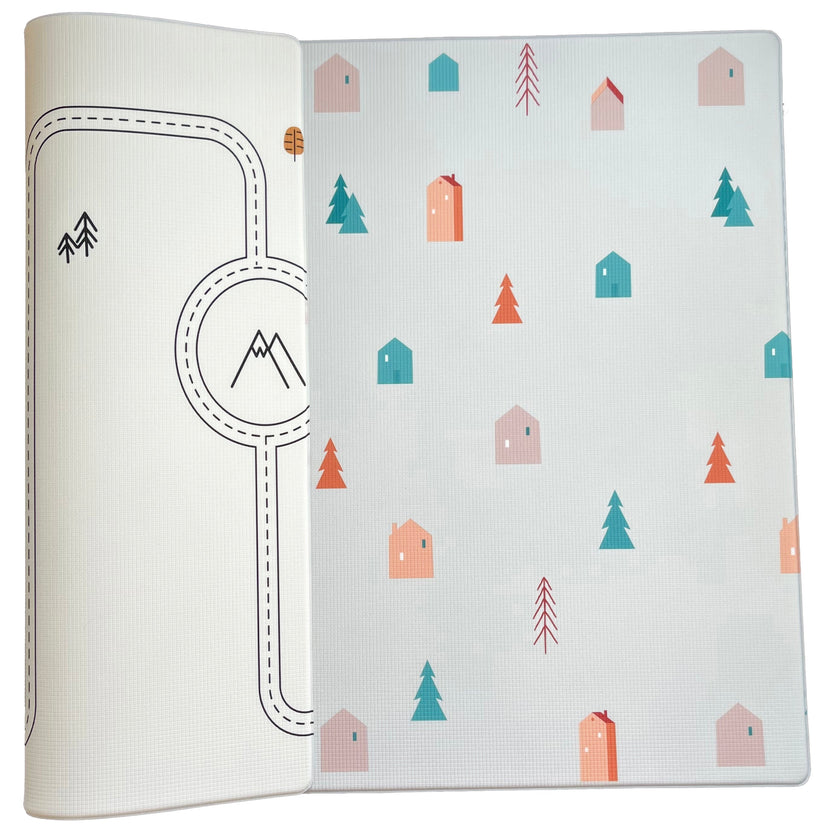 Little Bot Baby Play Mat (Ofie mat, boho town + country road nordic)