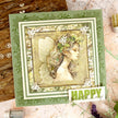 For the Love of Masks - Pretty Petals Frame & Background