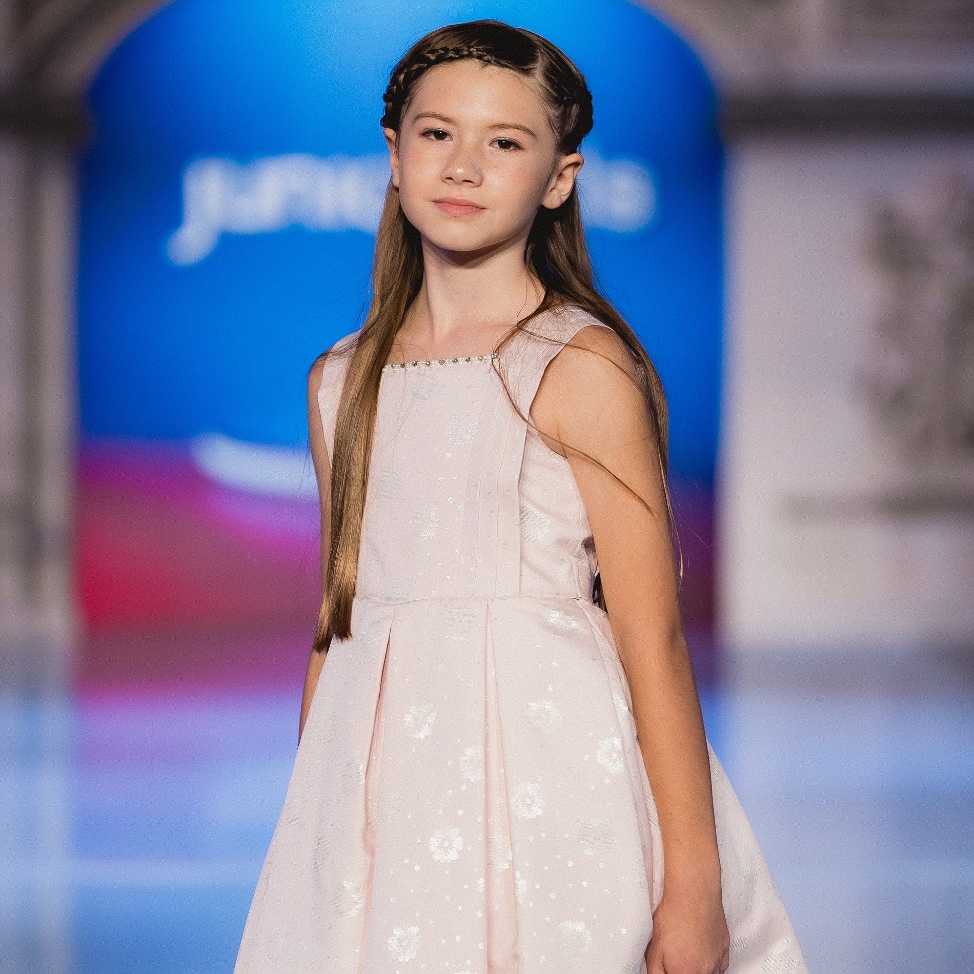 Pink Stardust Girls Formal Dress