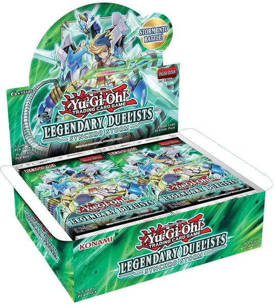 YuGiOh Legendary Duelists: Synchro Storm 1st Edition Booster Box