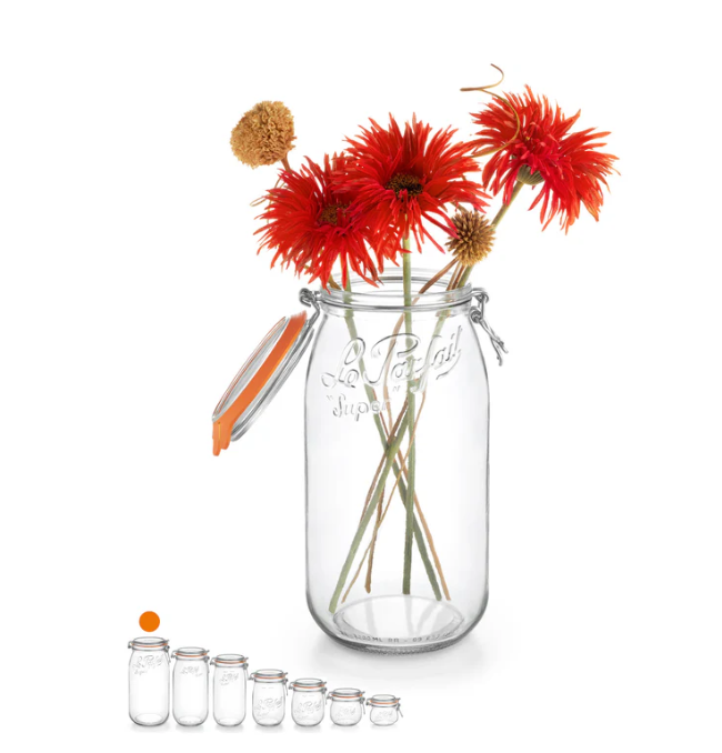 LE PARFAIT - SUPER BOCAL Clip-Top Jar for Preserving and Storage