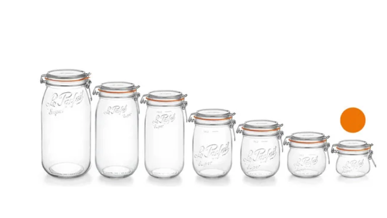 LE PARFAIT - SUPER BOCAL Clip-Top Jar for Preserving and Storage