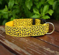 LED Dog Collar – Safety Adjustable Nylon Leopard Print Pet Collar | S M L XL