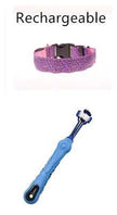 LED Dog Collar – Safety Adjustable Nylon Leopard Print Pet Collar | S M L XL
