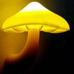 LED Mushroom Night Light Wall Lamp EU US Socket Plug