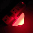 LED Mushroom Night Light Wall Lamp EU US Socket Plug