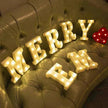 LED Night Light A-Z 0-9 Battery Lamp Wedding Party Decor