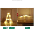 LED Night Light A-Z 0-9 Battery Lamp Wedding Party Decor