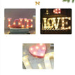 LED Night Light A-Z 0-9 Battery Lamp Wedding Party Decor