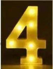 LED Night Light A-Z 0-9 Battery Lamp Wedding Party Decor